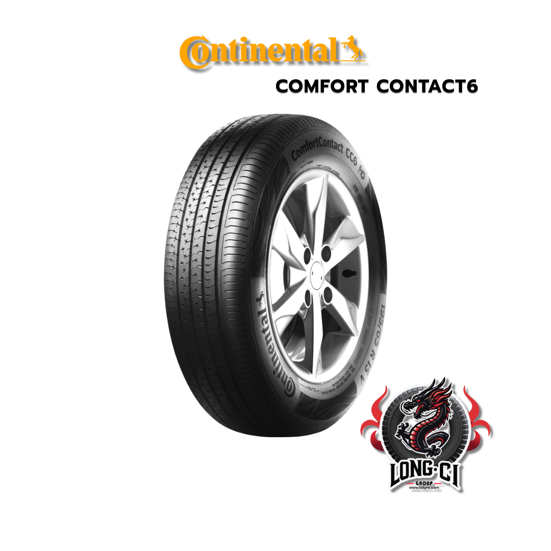 ยาง 185/60R15 CONTINENTAL รุ่น COMFORT CONTACT6 ราคาต่อเส้น ปี 2025