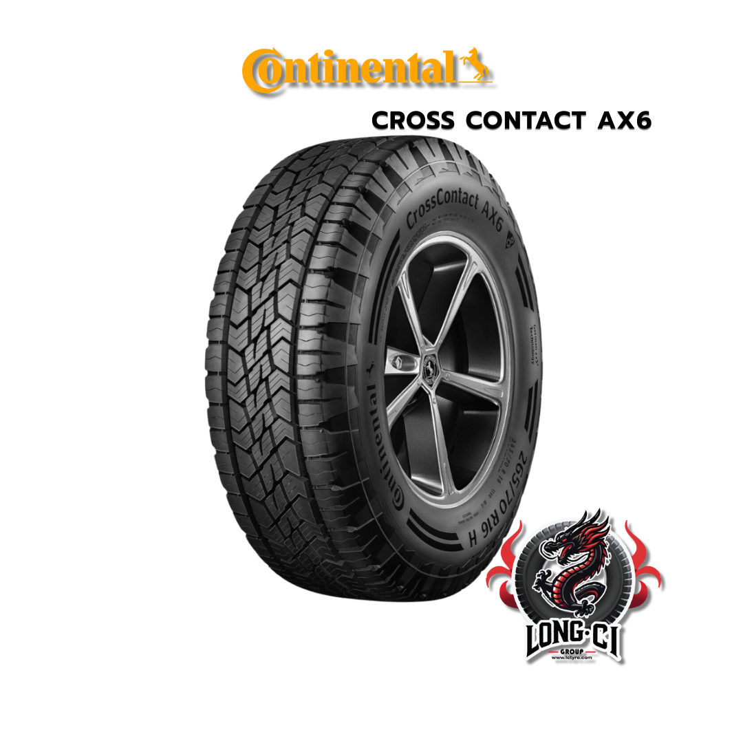 ยาง 225/70R15 CONTINENTAL รุ่น CROSS CONTACT AX6 ราคาต่อเส้น ปี 2024